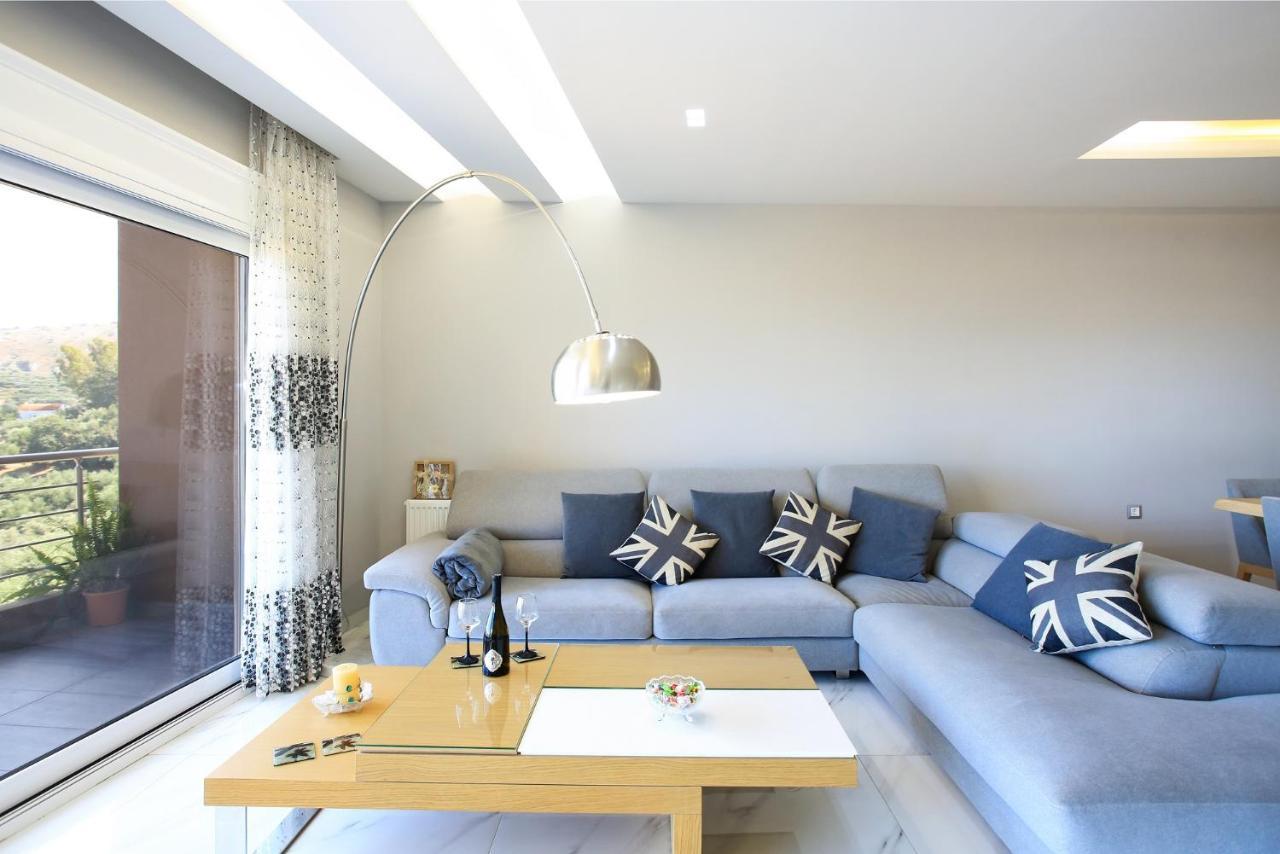 Design Villa Nicol - Heated Pool - Summer Kitchen Ηράκλειο Κρήτης Εξωτερικό φωτογραφία