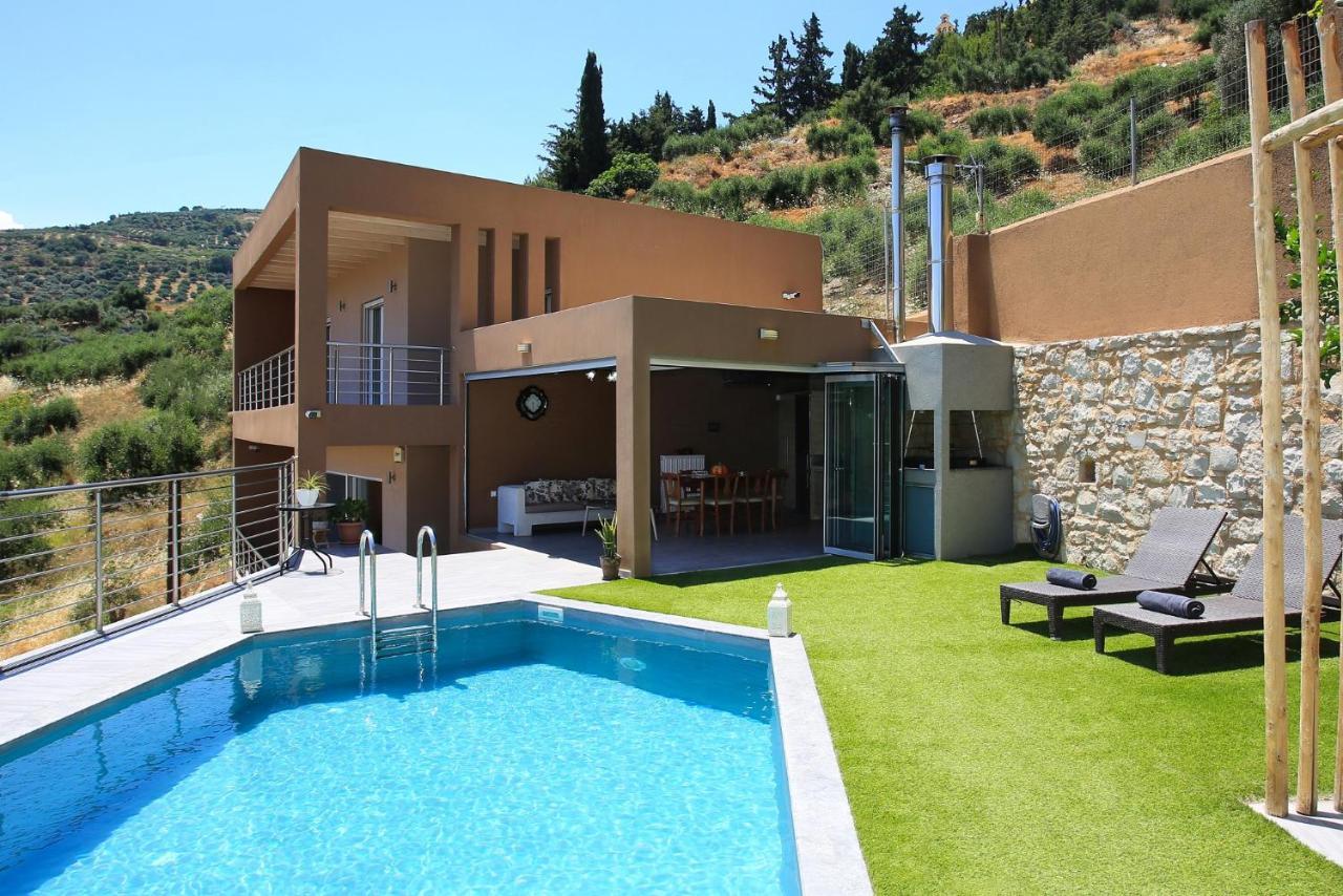 Design Villa Nicol - Heated Pool - Summer Kitchen Ηράκλειο Κρήτης Εξωτερικό φωτογραφία