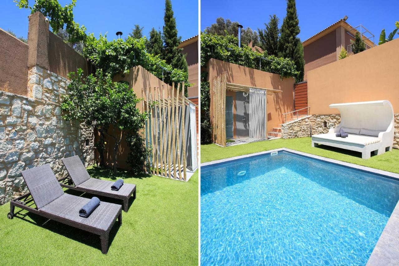 Design Villa Nicol - Heated Pool - Summer Kitchen Ηράκλειο Κρήτης Εξωτερικό φωτογραφία
