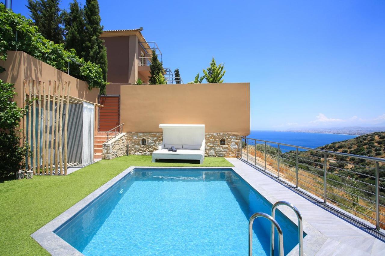 Design Villa Nicol - Heated Pool - Summer Kitchen Ηράκλειο Κρήτης Εξωτερικό φωτογραφία