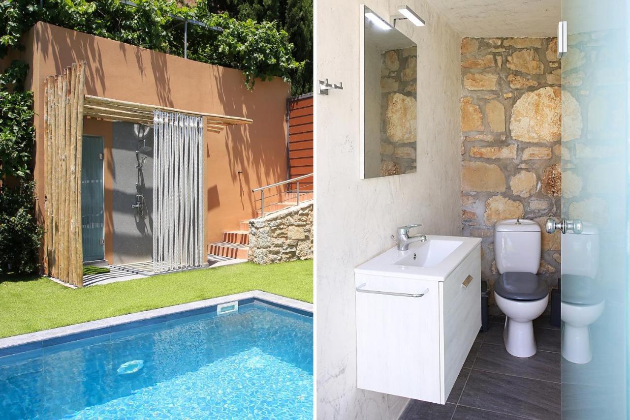 Design Villa Nicol - Heated Pool - Summer Kitchen Ηράκλειο Κρήτης Εξωτερικό φωτογραφία